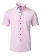 Men's non-iron wrinkle-resistant short-sleeved shirt - Hiccupzz