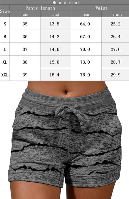 Ladies Casual Fashion Waist Stretch Shorts - Hiccupzz