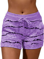 Ladies Casual Fashion Waist Stretch Shorts - Hiccupzz