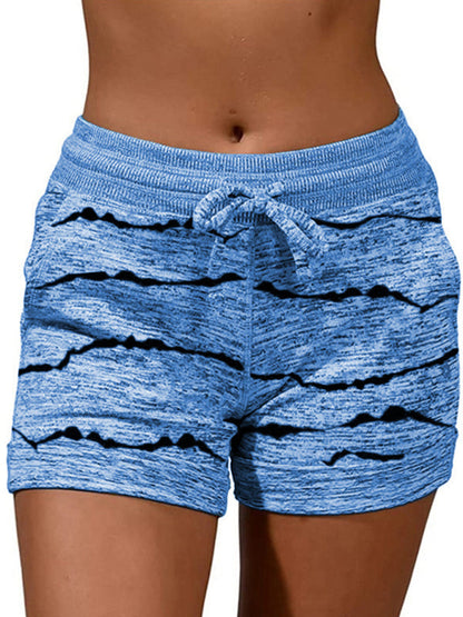 Ladies Casual Fashion Waist Stretch Shorts - Hiccupzz
