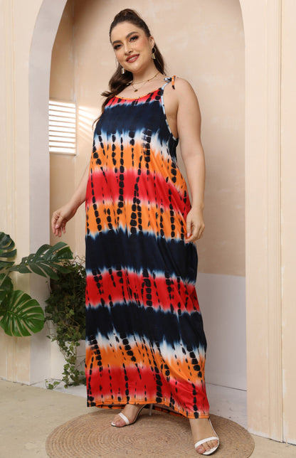 Women's Plus Size Sleeveless Long Dress - Hiccupzz