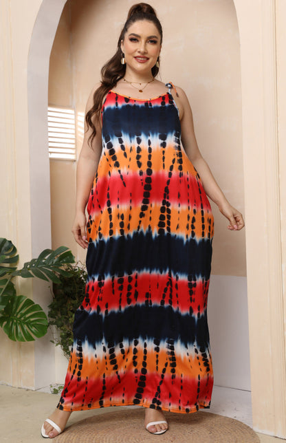 Women's Plus Size Sleeveless Long Dress - Hiccupzz