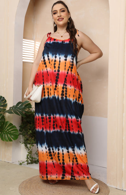 Women's Plus Size Sleeveless Long Dress - Hiccupzz