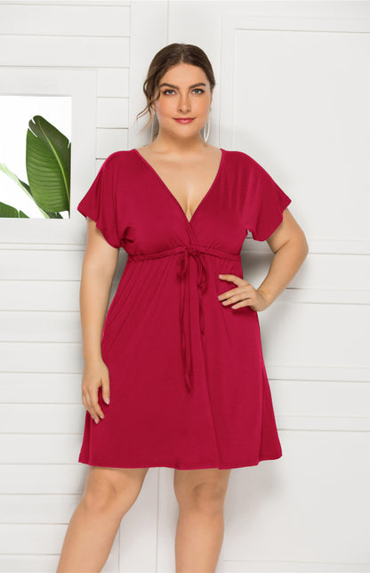Comfortable High Elasticity Solid Leisure Maternity Dress for Spring-Summer - Hiccupzz