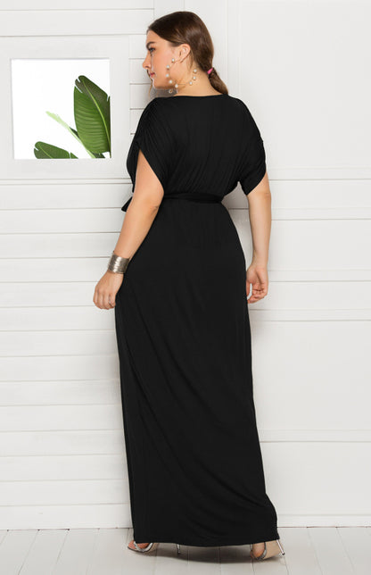 Stylish Maternity Solid Knit Everyday Dress for Spring-Summer - Hiccupzz
