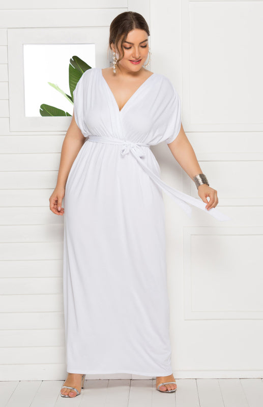 Stylish Maternity Solid Knit Everyday Dress for Spring-Summer