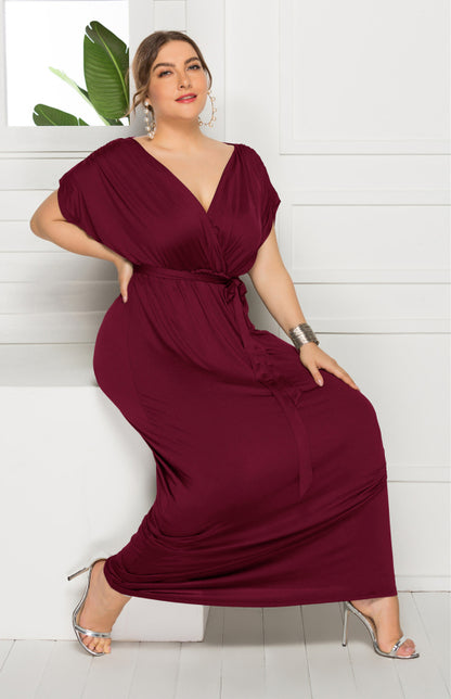 Stylish Maternity Solid Knit Everyday Dress for Spring-Summer - Hiccupzz