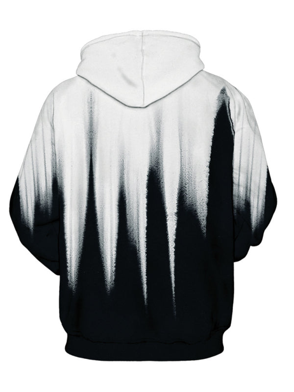 Men's Horror Gradient Knit Hoodie