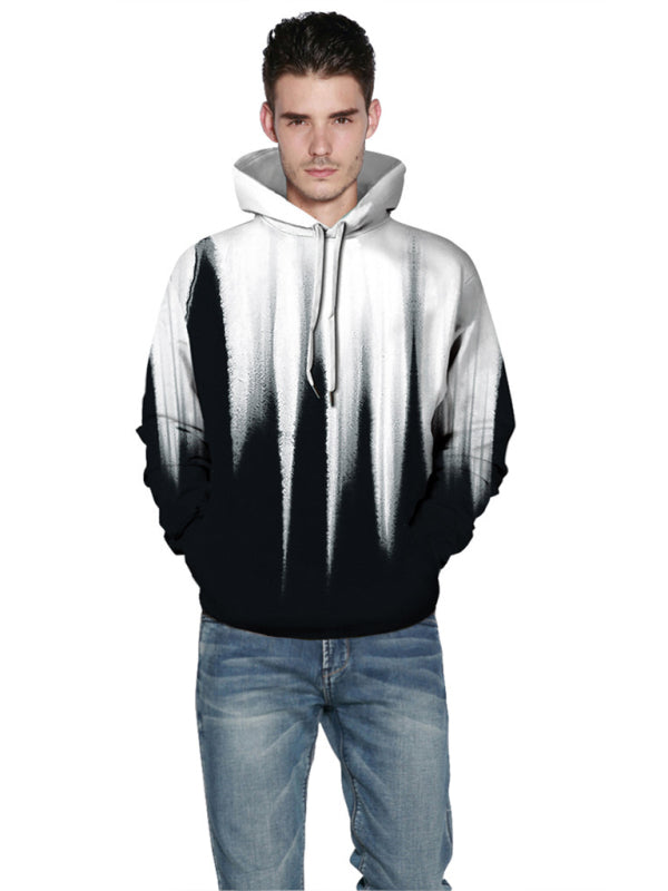 Men's Horror Gradient Knit Hoodie