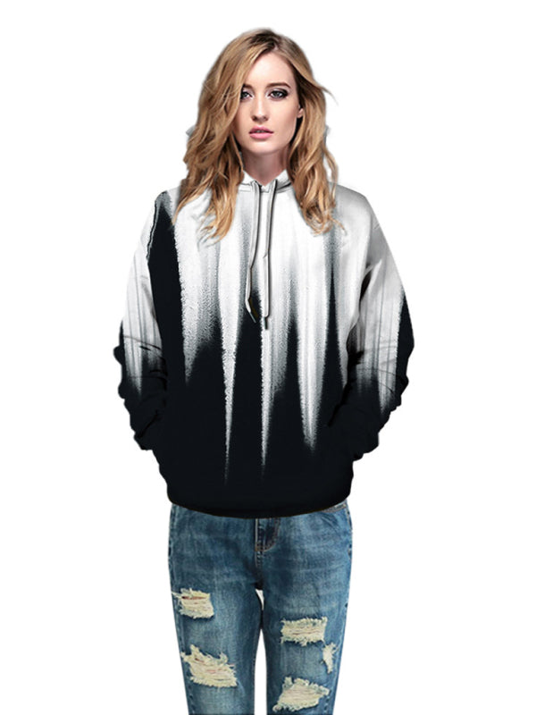 Men's Horror Gradient Knit Hoodie