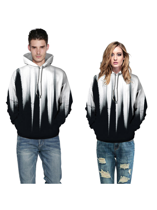 Men's Horror Gradient Knit Hoodie