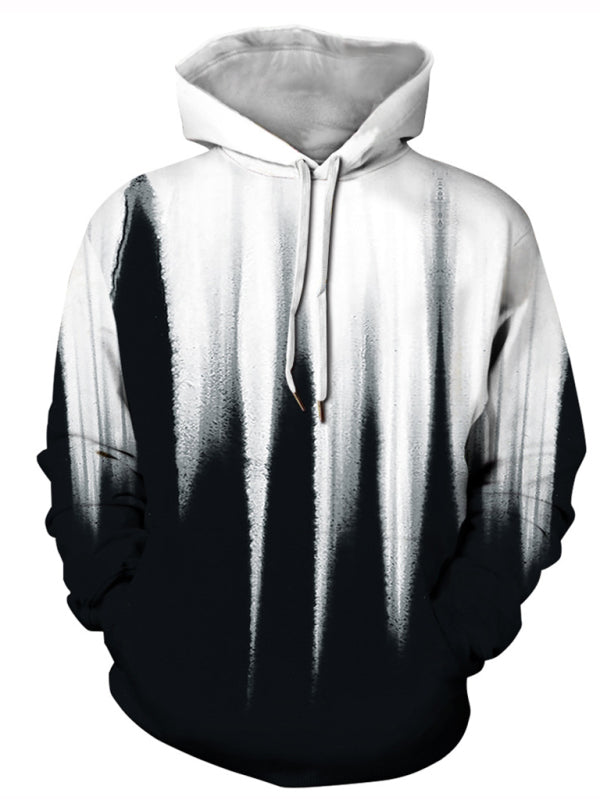 Men's Horror Gradient Knit Hoodie