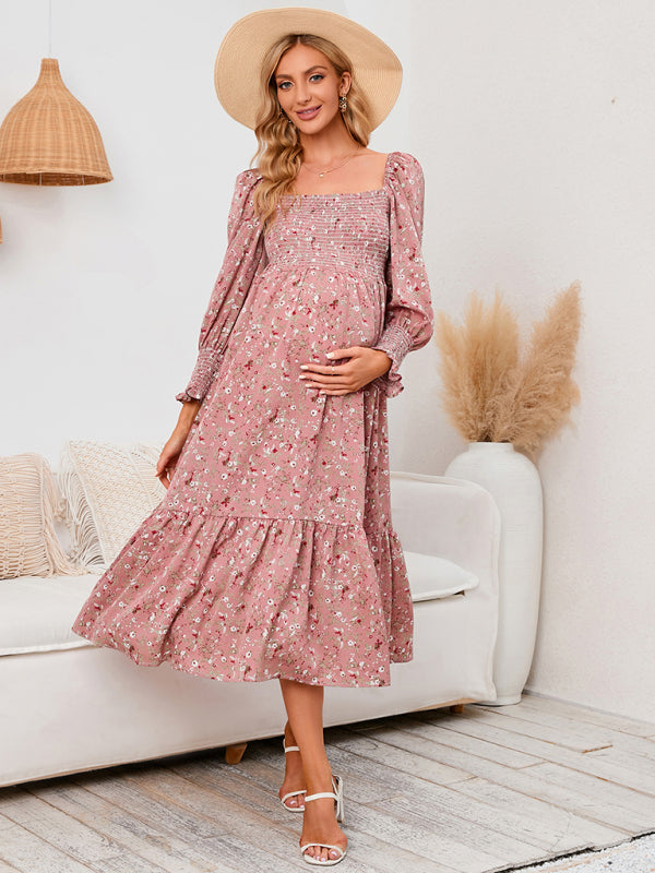 Women's chiffon dress small floral dresses