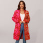 Women's Color Block Leopard Print Pattern Cardigan - Hiccupzz