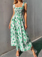 Sexy Slim Dress Sleeveless Sling Print Temperament Women's Long Dress - Hiccupzz