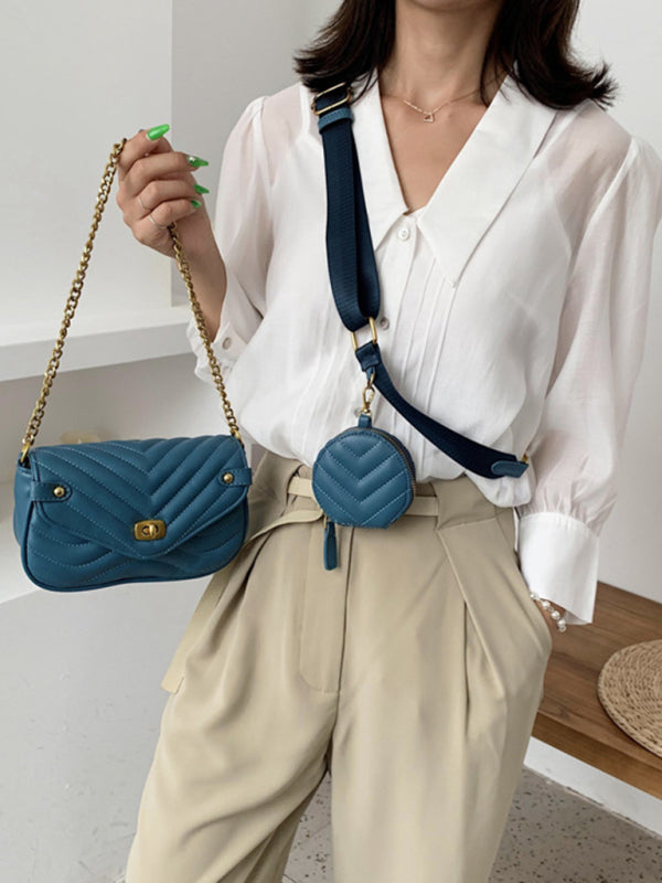 shoulder bag high sense chain messenger bag small bag - Hiccupzz
