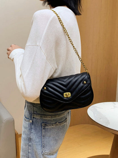 shoulder bag high sense chain messenger bag small bag - Hiccupzz