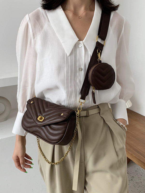 shoulder bag high sense chain messenger bag small bag - Hiccupzz