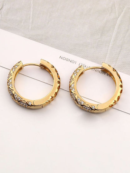 Rhombus artificial gemstone earrings - Hiccupzz