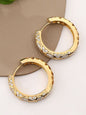 Rhombus artificial gemstone earrings - Hiccupzz