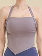 women's halter neck sports tight vest yoga clothing - Hiccupzz