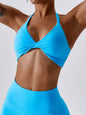 women's knotted suspenders sports tight vest - Hiccupzz