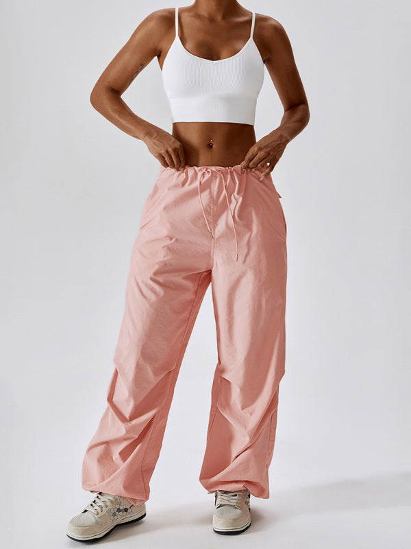 women's loose straight leg casual pocket overalls - Hiccupzz