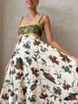 New Sling Print Sleeveless Swing Sexy Dress - Hiccupzz