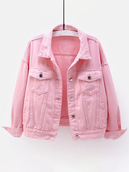 Women's New Colorful Large Size Denim Jacket