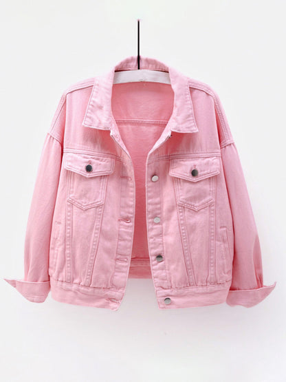 Women's New Colorful Large Size Denim Jacket