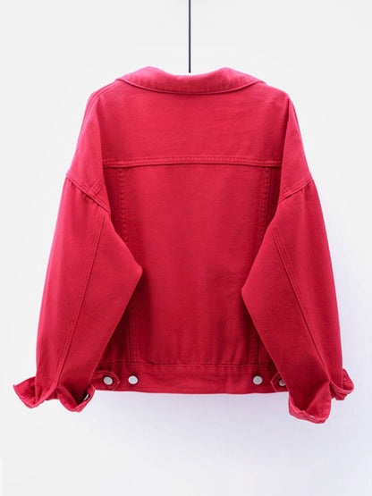 Women's New Colorful Large Size Denim Jacket