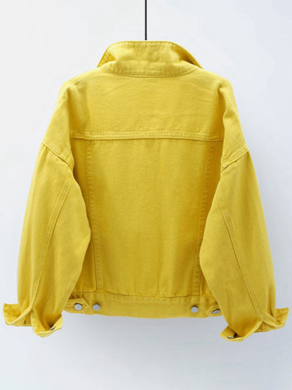 Women's New Colorful Large Size Denim Jacket