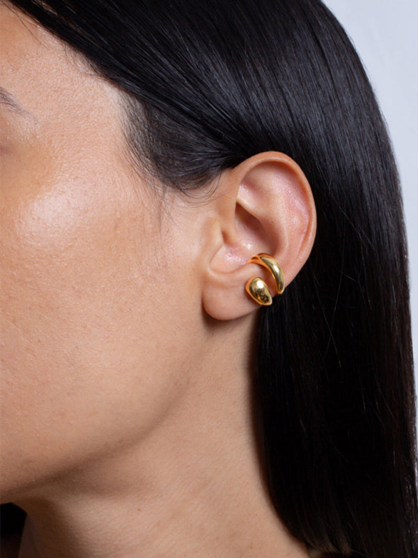 New double layer ear bone clip without piercing simple ear clip - Hiccupzz