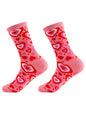 New Valentine's Day Series Mid-calf Socks Knitted Jacquard Cotton Socks Heart Pattern - Hiccupzz