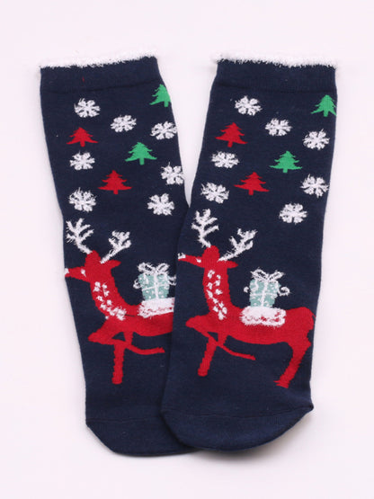 New autumn and winter woolen socks Christmas mid-calf socks Christmas socks - Hiccupzz