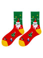 New autumn and winter Christmas mid-calf socks Christmas socks - Hiccupzz