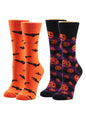 New Autumn and Winter Halloween Pumpkin Devil Bat Cartoon Mid-calf Socks - Hiccupzz