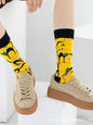 New Trendy Halloween Socks Mid-Tube Skull Vampire Pumpkin Bat Funny Socks - Hiccupzz