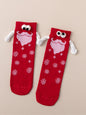 New Christmas gift knitted holding hands socks magnetic socks funny personalized couple socks - Hiccupzz