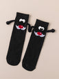 New Christmas gift knitted holding hands socks magnetic socks funny personalized couple socks - Hiccupzz