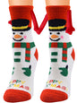 New Coral Velvet Christmas Socks Autumn and Winter Cotton Stickers Magnet Hand Socks Mid-Tube Socks - Hiccupzz