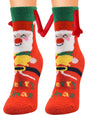 New Coral Velvet Christmas Socks Autumn and Winter Cotton Stickers Magnet Hand Socks Mid-Tube Socks - Hiccupzz