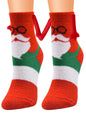 New Coral Velvet Christmas Socks Autumn and Winter Cotton Stickers Magnet Hand Socks Mid-Tube Socks - Hiccupzz