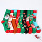 New Christmas mid-calf socks Santa Claus pure cotton socks - Hiccupzz