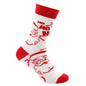 New Christmas mid-calf socks Santa Claus pure cotton socks - Hiccupzz