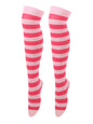 New daily casual over-the-knee socks for women long Christmas and Halloween striped stockings - Hiccupzz