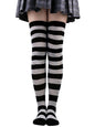 New daily casual over-the-knee socks for women long Christmas and Halloween striped stockings - Hiccupzz
