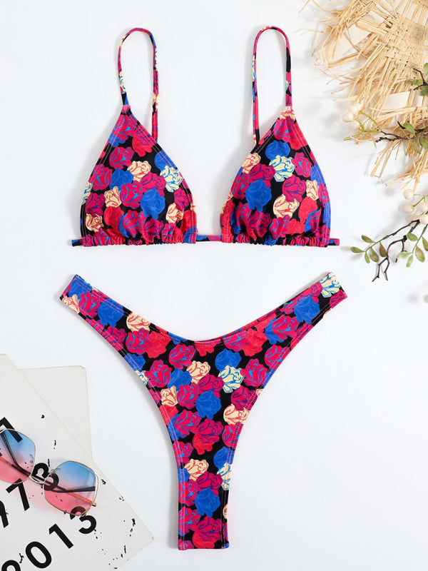 Women's Floral Print Bikini Set