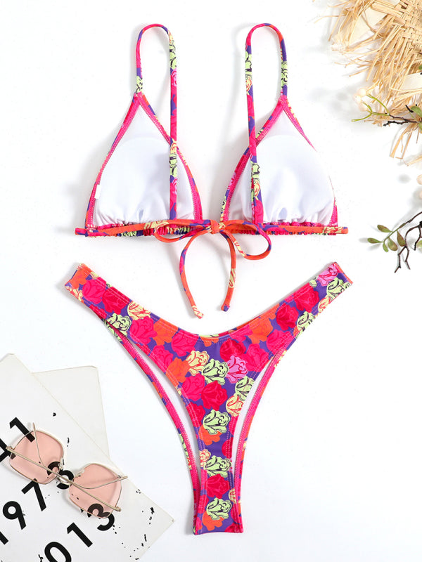 Women's Floral Print Bikini Set