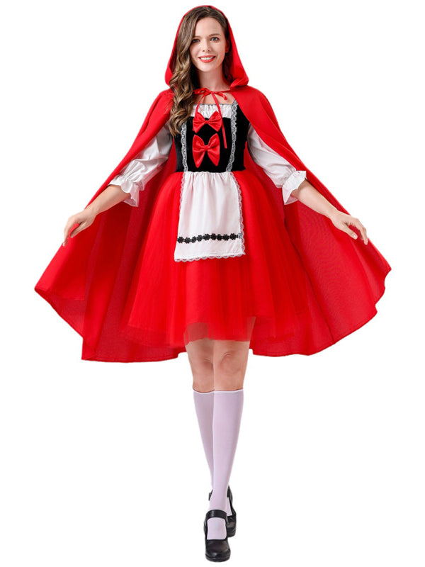 Halloween role-playing fairy tale COS Little Red Riding Hood and the Wolf drama costume performance clothing